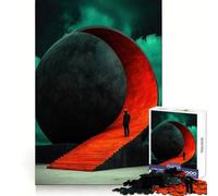 Surreal Sphere Stairway 1000 Piece Jigsaws for Teenagers Puzzle Memory Gain Relaxing Fun Design Assembly Warm Surprise (50x75cm)