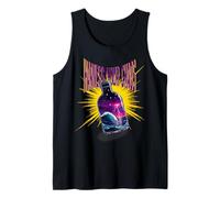 Surreal Storm in A Bottle Ocean Waves Lightning Colorful Art Tank Top
