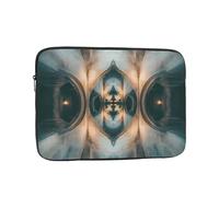 Surreal Symmetry Printed 10 inch Laptop Bag - Shockproof Portable Laptop Inner Pocket for Business, Travel, School, Office
