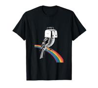 Surreal Toaster Bird - Absurd Rainbow Headline Creature Art T-Shirt