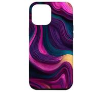 Surreal Topographic Fluid Dynamics Waves Case for iPhone 12 Pro Max