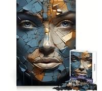 Surreal Woman Face Art 1000 Piece Jigsaws for Teenagers Puzzle Strong Logic Toy Relaxed Mind Clear Edge Bday Surprise (38x26cm)
