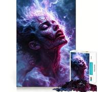 Surreal Woman with Lightning And Veins 1000 Piece Jigsaw Puzzle for Teenagers Reason Skill Toy Stress Free Exact Cut Lovely Present (50x75cm)