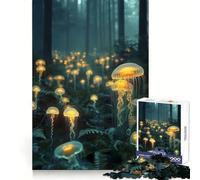 Surrealism A Forest Poster Art Jigsaw Puzzles for Teenagers 1000 Brain Workout Toy Simple Fun Image Assembly Cherished Gift (38x26cm)