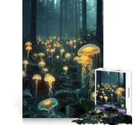 Surrealism A Forest Poster Art Puzzles for Adults 1000 Pieces Brain Challenge Toy Calm Mind Clear Cut Art Collection Piece (38x52cm)