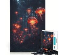 Surrealism A Forest Vintage 1000 Piece Jigsaw Puzzles for Adults Jigsaw Thought Toy Indoor Fun Accurate Edge Art Collectible (38x26cm)