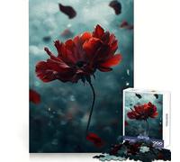 Surrealism Petals of Infinity Poster Art 1000 Teenager Pieces Jigsaw Puzzle Mind Exercise Toy Bonding Time Precision Cut Art Collection Piece (38x52cm)