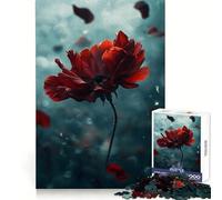 Surrealism Petals of Infinity Poster Art Jigsaw Puzzles for Adults1000 Pieces Boost Memory Soothing Fun Premium Cut Thoughtful Gift (50x75cm)