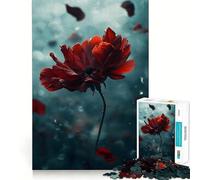 Surrealism Petals of Infinity Poster Art Jigsaw Puzzles for Adults1000 Pieces Boost Memory Soothing Fun Premium Cut Thoughtful Gift (50x75cm)