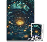 Surrealism Portal of The Fireflies Fireflies 1000 Piece Adult Puzzles Interactive Educational Skill Game Great Meaningful Gift Idea Size 38x52cm