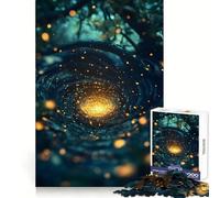 Surrealism Portal of The Fireflies Fireflies Puzzles for Teenagers 1000 Pieces Think Smart Toy Soothing Play Smooth Cut Amazing Present (50x75cm)