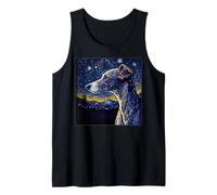 Surrealism Starry Night Italian Greyhound Dog Tank Top