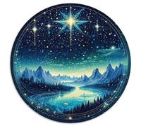 Surrealism1000 Pieces Round Puzzle LandscapeCreative Jigsaw Puzzles Adults & Kids Difficult Jigsaw Puzzles1000pcs (67.5x67.5cm)