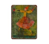 Surrealismus Bild Von Paul Klee Retro Poster Metal Tin Sign Chic Art Retro Iron Painting Bar People Cave Cafe Family Garage Poster Wall Decoration 12x16inch(30x40cm)