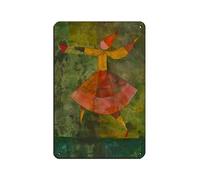 Surrealismus Bild Von Paul Klee Retro Poster Metal Tin Sign Chic Art Retro Iron Painting Bar People Cave Cafe Family Garage Poster Wall Decoration 8x12inch(20x30cm)