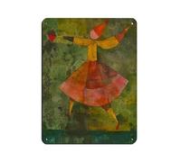 Surrealismus Bild Von Paul Klee Retro Poster Metal Tin Sign Chic Art Retro Iron Painting Bar People Cave Cafe Family Garage Poster Wall Decoration 12x16inch(30x40cm)