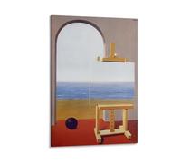 Surrealist Artists Rene Magritte The Human Condition Poster Art Poster Canvas Painting Decor Wall Print Photo Home Modern Decorative Posters 24x36inch(60x90cm)