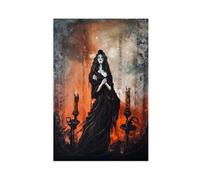 Surrealist Candle Countess Art Poster Canvas Poster Wall Art Decor Print Picture Paintings for Living Room Bedroom Decoration 8" L X 12" W
