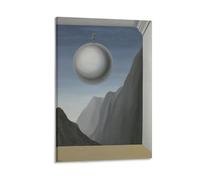 Surrealist René-Magritte'ss Infinite Reconnaissance Poster Painting On Canvas Wall Art Poster Scroll Picture Print Walls Decor Home Posters 24x36inch(60x90cm)