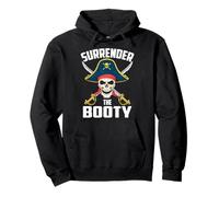 Surrender The Booty Adults Halloween Party Costume Pullover Hoodie
