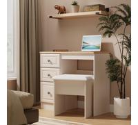 Surrey 3 Drawer Vanity (Ready Assembled) Ready Assembled 2 U Taupe Medium