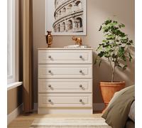 Surrey 4 Drawer Chest (Ready Assembled) Ready Assembled 2 U Taupe Medium