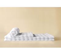 surrey down 100% Cotton Luxury Hotel Guest Towels (2 pack) in White surrey down White