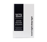 surrey down Goose Feather & Down 13.5tog Duvet in White | Size: King surrey down White King