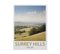 Surrey Hills England，Jigsaws Puzzles 1000 Pieces Teens Kids Jigsaw Entertainment Toys Brain Challenge Puzzle（38x52cm）-FI91