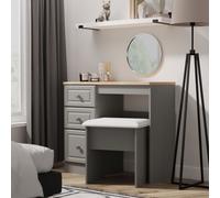 Surrey Stool (Ready Assembled) Ready Assembled 2 U Grey One Size