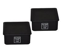 Surrgound F66 HEPA Filter and Foam Filter Set Compatible with Dirt Devil UD70010 UD70105 Uprights Vacuum, Part# 304708001 , 2pk