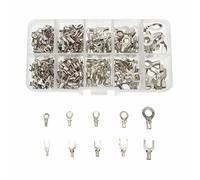 Surriba Ring Crimp Connectors with Fork Connectors Set, Electrical Wire Terminals Crimps Connectors 12v for Car Automotive DIY Electric 320PCS