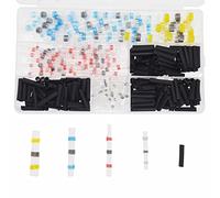 Surriba Solder Seal Wire Connectors 100pcs, Heat Shrink Butt Connector Set, Waterproof Electrical Terminals for Auto