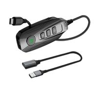 Surround Sound GS20 Type C/USB Small Sound Card External for Computers Tablets Notebook PC Widely Ued