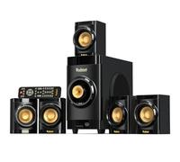 Surround Sound Systems Small 5.1 Home Theater System Speakers for TV Subwoofer with HDMI ARC Optical Bluetooth Input Stereo Home Audio Wired Speakers System for 4K TV Ultra HD AV DVD FM Radio USB