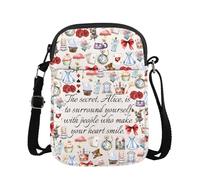 Surround Yourself With People Who Make Your Heart Smile Gift Princess Lover Fairy Tale Crossbody Bag (The secret cb uk)