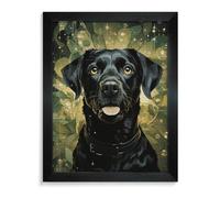 Surrounded by Green Splash Circle Diamond Painting Kits for Adults Blackwood 40*50cm 5D Diamond Art Kits for Beginners Large DIY Full Drill Round Diamonds Gem Art Crafts Painting for Home Wall Decor