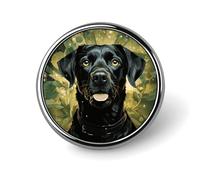 Surrounded by Green Splash Circle Lapel Pin Cute Metal Brooch Pin Fashionable Round Badge for Shirts, Hats, Jackets Unique Fashion Accessories Gift for Men & Women