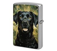 Surrounded by Green Splash Circle Metal Lighter Case Cover, Personalized Graffiti Lighter Sleeve, Waterproof Double-Sided Protector for Women Men Gifts