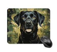 Surrounded by Green Splash Circle Mouse Pad Square Laptop Mouse Mat Cute Computer Mousepad Keyboard Pad Non-Slip Desk Pads for Gaming Office Work Home 20 * 25cm