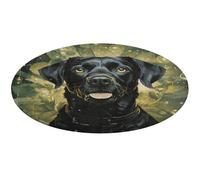 Surrounded by Green Splash Circle Round Area Rug Non Slip Backing Doormat Water Absorbent Plush Throw Low-Pile Non-Slip Floor Mat Carpet for Living Room Bedroom Entryway Nursery Room 60 * 60cm