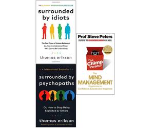 Surrounded by Idiots, Surrounded by Psychopaths, The Chimp Paradox 3 Books Set