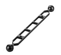 Sursnong Black 11" Aluminum Dive Extension Arm (2-Pack), 1" Ball Joint for Camera Trays, flashlights & Video Lights