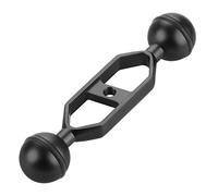 Sursnong Black 5" Aluminum Dive Extension Arm (2-Pack), 1" Ball Joint for Camera Trays, flashlights & Video Lights