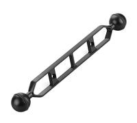 Sursnong Black 9" Aluminum Dive Extension Arm (2-Pack), 1" Ball Joint for Camera Trays, flashlights & Video Lights