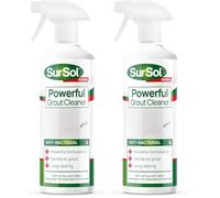 SurSol Active - Grout Cleaner, Ready-To-Use Tile Grouting Cleaning Spray, Removes Stubborn Dirt, Marks & Stains Between Tiled Walls & Floors - 1 Litre (Pack of 2)