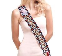 Sursurprise Casino Birthday Sash, Las Vegas Happy Birthday Sash Casino Birthday Party Decorations Supplies Favors Gifts Accessories