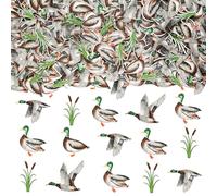 Sursurprise Duck Hunting Party Decorations, 200pcs Mallard Duck Confetti for Table, Mallard Duck Birthday Party Supplies