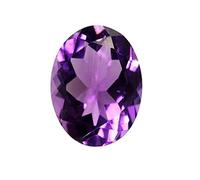 Suruchi Gems and Jewels Natural Certified 9.25 Ratti or 8.40 Carat Amethyst (Cathela) Gemstone for Men and Women - AZN925 Silver, Amethyst, Silver, Amethyst