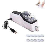 Surudoisharp Pro Electric Knife Sharpener,Surudoisharp Pro Knife Sharpener,Automatic Sharpener with Protective Cover,Multifunctional Double Sided Portable with Protective Cover